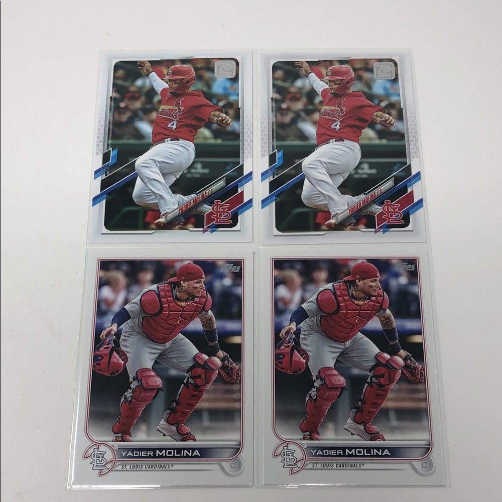 Yadier Molina Baseball Card Lot of Four Cards